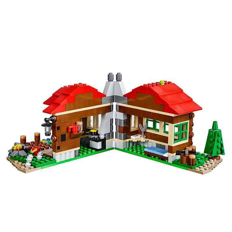 LEGO Creator: Lakeside Lodge - 368 Piece 3-in-1 Building Kit [LEGO, #31048]