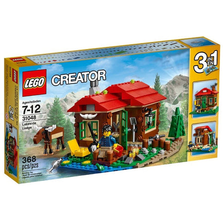 LEGO Creator: Lakeside Lodge - 368 Piece 3-in-1 Building Kit [LEGO, #31048]
