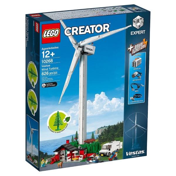 LEGO Creator: Vestas Wind Turbine - 826 Piece Building Kit [LEGO, #10268]