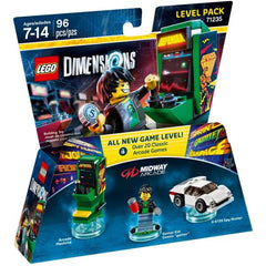 LEGO Dimensions: Midway Arcade Level Pack - 96 Piece Building Kit [LEGO, #71235]
