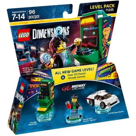 LEGO Dimensions: Midway Arcade Level Pack - 96 Piece Building Kit [LEGO, #71235]
