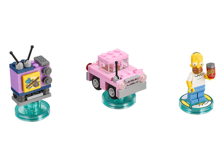 LEGO Dimensions: The Simpsons Level Pack - 98 Piece Building Kit [LEGO, #71202]