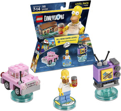 LEGO Dimensions: The Simpsons Level Pack - 98 Piece Building Kit [LEGO, #71202]