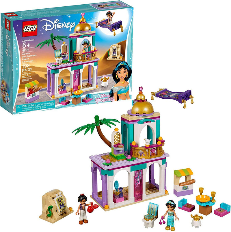 LEGO Disney Princess: Aladdin and Jasmine's Palace Adventures - 193 Piece Building Kit [LEGO, #41161]
