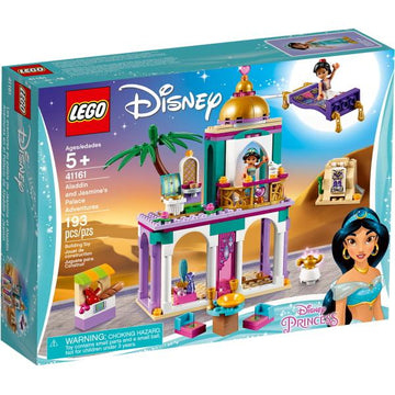 LEGO Disney Princess: Aladdin and Jasmine's Palace Adventures - 193 Piece Building Kit [LEGO, #41161]