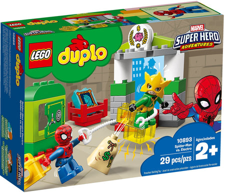 LEGO Duplo: Marvel Super Hero Adventures Spider-Man vs. Electro - 29 Piece Building Kit [LEGO, #10893]