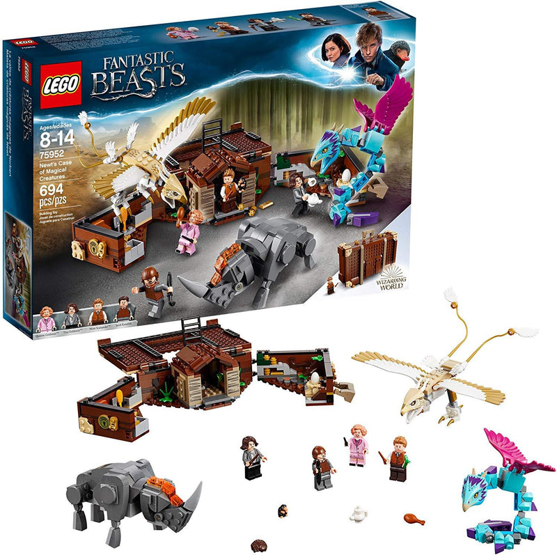 LEGO Fantastic Beasts: Newt's Case of Magical Creatures - 694 Piece Building Kit [LEGO, #75952]