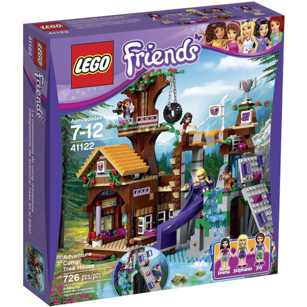 LEGO Friends Adventure Camp Tree House 726 Piece Building Kit [LEGO, #41122]