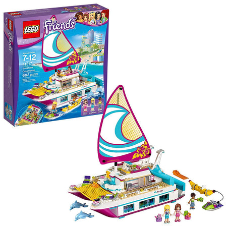 LEGO Friends: Sunshine Catamaran - 603 Piece Building Set [LEGO, #41317]