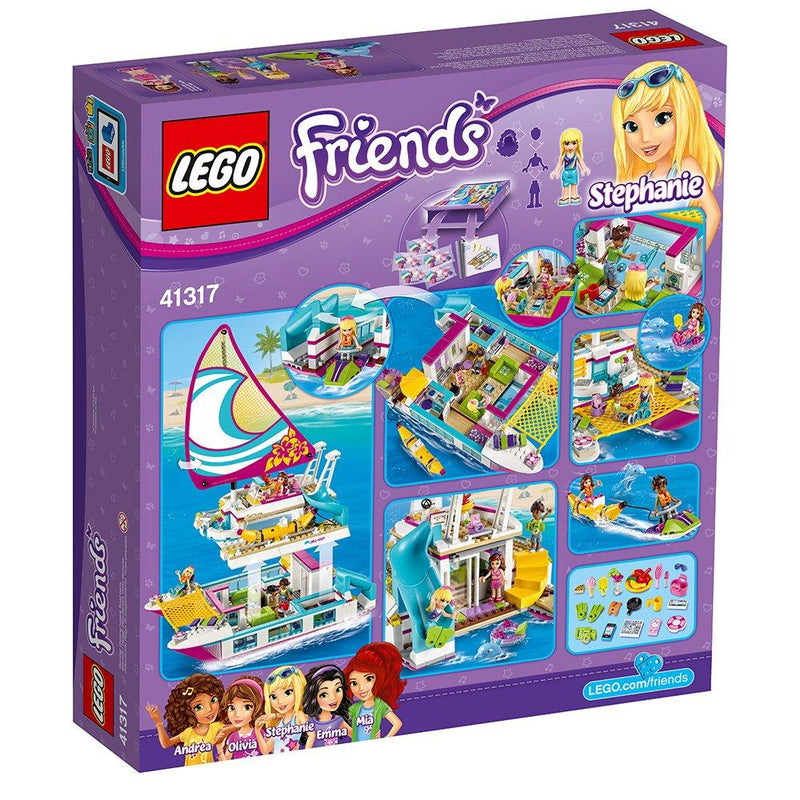 LEGO Friends: Sunshine Catamaran - 603 Piece Building Set [LEGO, #41317]