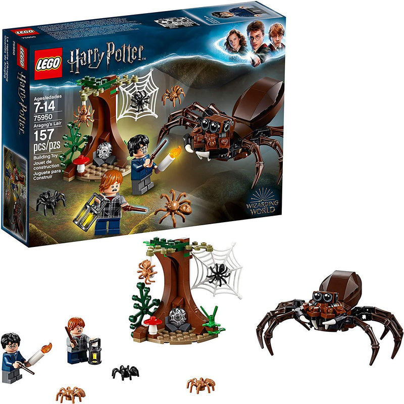 LEGO Harry Potter: Aragog's Lair - 157 Piece Building Kit [LEGO, #75950]