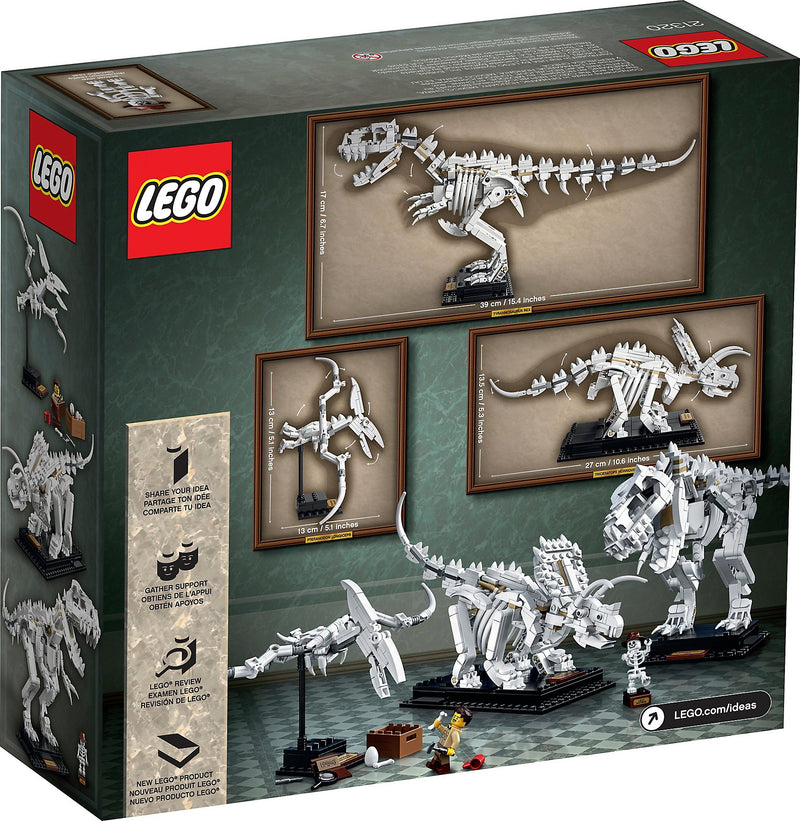 LEGO Ideas: Dinosaur Fossils - 910 Piece Building Kit [LEGO, #21320]