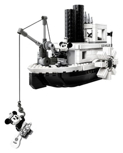 LEGO Ideas Disney Mickey Mouse: Steamboat Willie - 751 Piece Building Kit [LEGO, #21317]