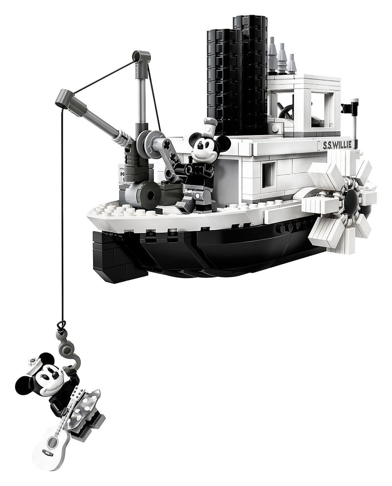 LEGO Ideas Disney Mickey Mouse: Steamboat Willie - 751 Piece Building Kit [LEGO, #21317]