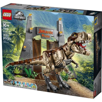 LEGO Jurassic Park: T-rex Rampage - 3120 Piece Building Set [LEGO, #75936]