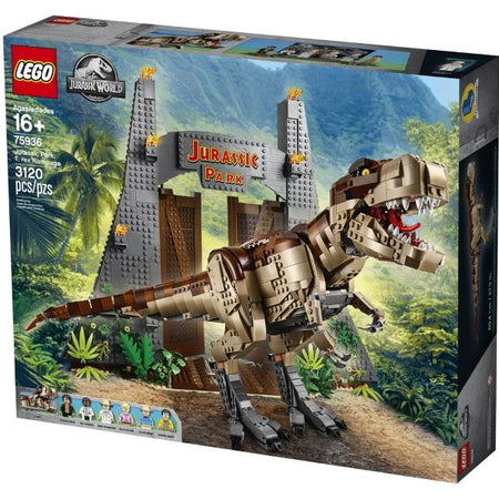 LEGO Jurassic Park: T-rex Rampage - 3120 Piece Building Set [LEGO, #75936]