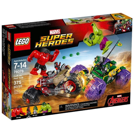 LEGO Marvel Super Heroes: Hulk vs. Red Hulk - 375 Piece Building Kit [LEGO, #76078]