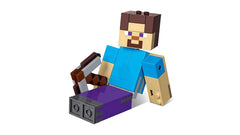LEGO Minecraft: Steve BigFig with Parrot - 159 Piece Building Kit [LEGO, #21148]