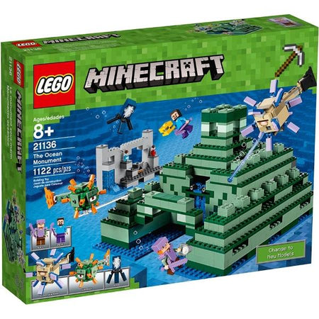 LEGO Minecraft: The Ocean Monument - 1122 Piece Building Set [LEGO, #21136]