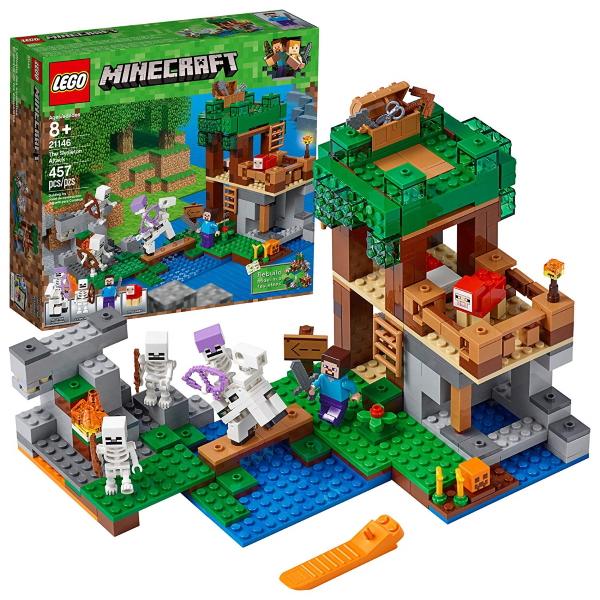 LEGO Minecraft: The Skeleton Attack - 457 Piece Building Set [LEGO, #21146]