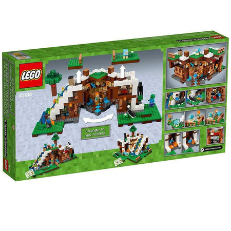 LEGO Minecraft: The Waterfall Base - 729 Piece Building Kit [LEGO, #21134]