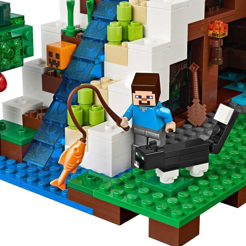 LEGO Minecraft: The Waterfall Base - 729 Piece Building Kit [LEGO, #21134]
