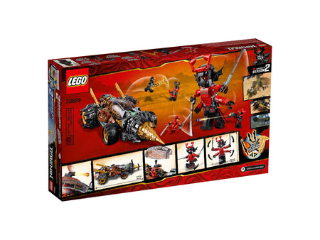 LEGO Ninjago Legacy: Cole's Earth Driller - 587 Piece Building Kit [LEGO, #70669]