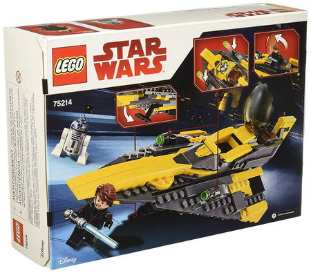 LEGO Star Wars: Anakin's Jedi Starfighter - 247 Piece Building Set [LEGO, #75214]