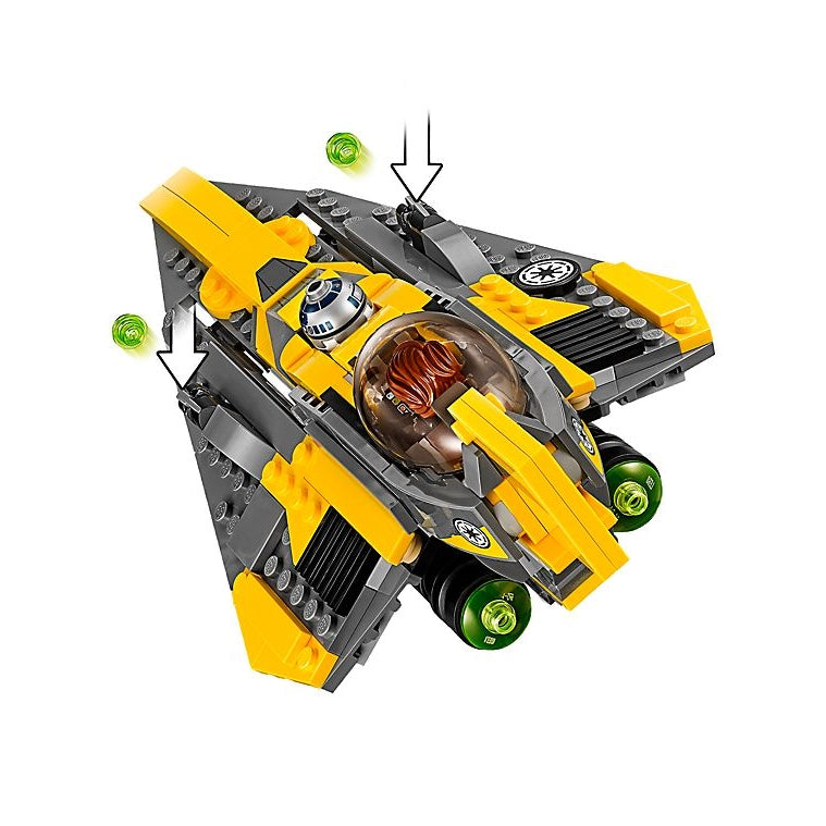 LEGO Star Wars: Anakin's Jedi Starfighter - 247 Piece Building Set [LEGO, #75214]