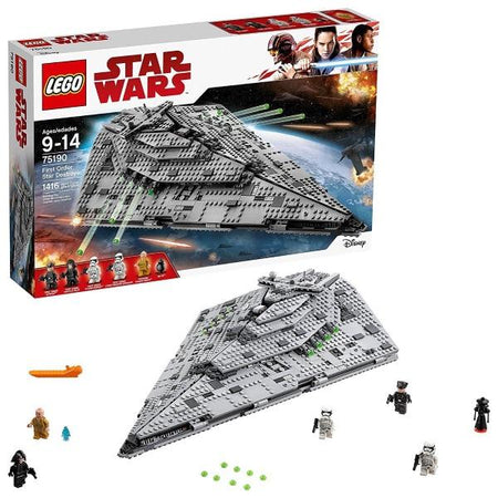 LEGO Star Wars: First Order Star Destroyer - 1416 Piece Building Kit [LEGO, #75190]