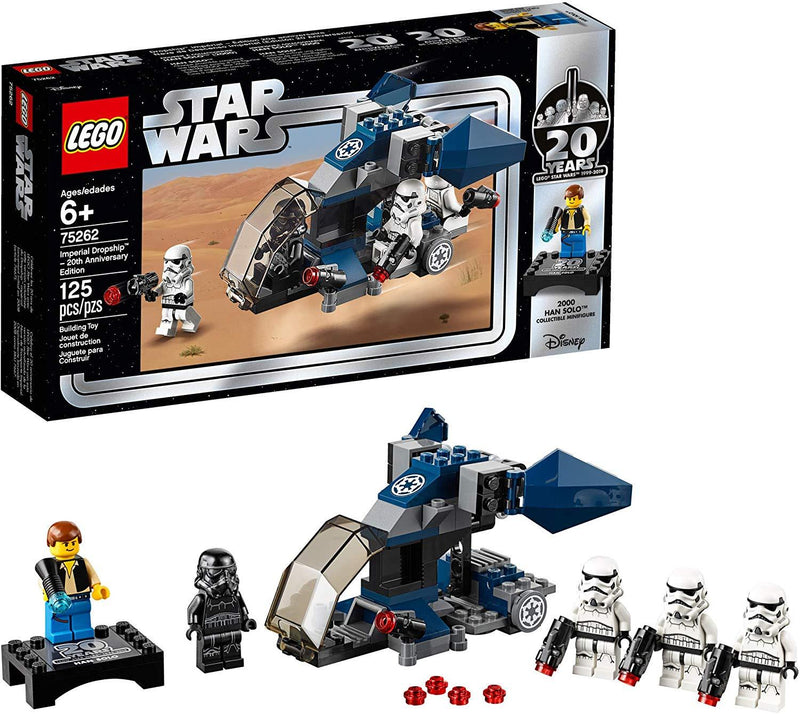 LEGO Star Wars: Imperial Dropship - 20th Anniversary Edition - 125 Piece Building Kit [LEGO, #75262]