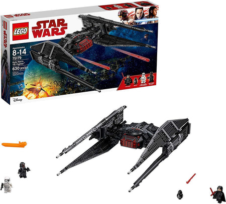 LEGO Star Wars: Kylo Ren's TIE Fighter - 630 Piece Building Kit [LEGO, #75179]
