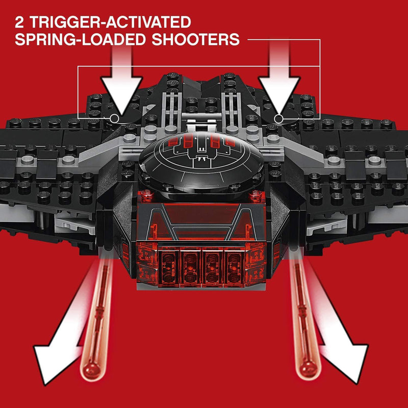 LEGO Star Wars: Kylo Ren's TIE Fighter - 630 Piece Building Kit [LEGO, #75179]
