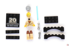 LEGO Star Wars: Obi-Wan Kenobi 20th Anniversary Collectible Minifigure - 13 Piece Building Kit [LEGO, #30624]