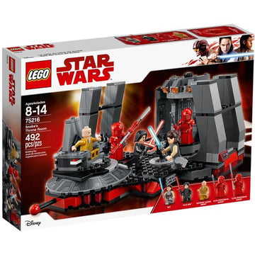 LEGO Star Wars: Snoke's Throne Room - 492 Piece Building Kit [LEGO, #75216]