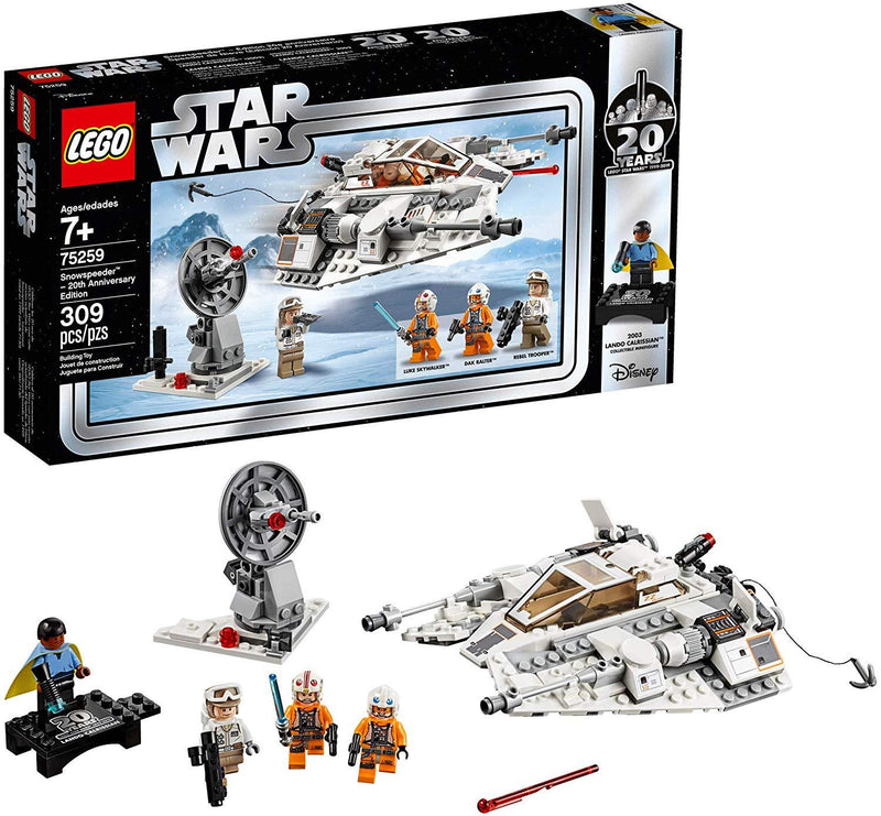 LEGO Star Wars: Snowspeeder - 20th Anniversary Edition - 309 Piece Building Kit [LEGO, #75259]