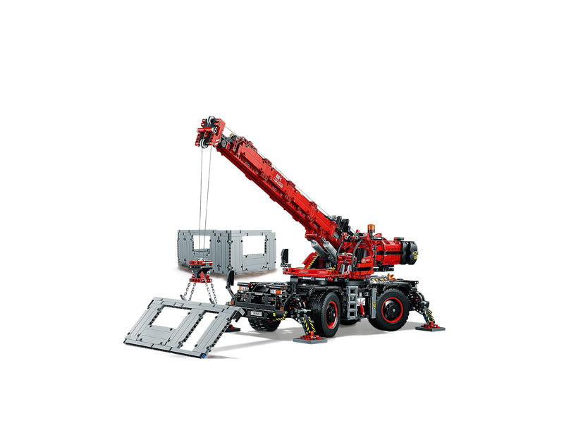 LEGO Technic: Rough Terrain Crane - 4057 Piece Building Kit [LEGO, #42082]