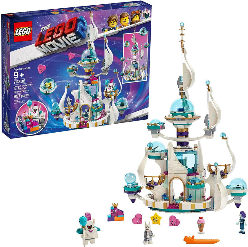 LEGO The LEGO Movie 2: Queen Watevra's 'So-Not-Evil' Space Palace - 997 Piece Building Kit [LEGO, #70838]