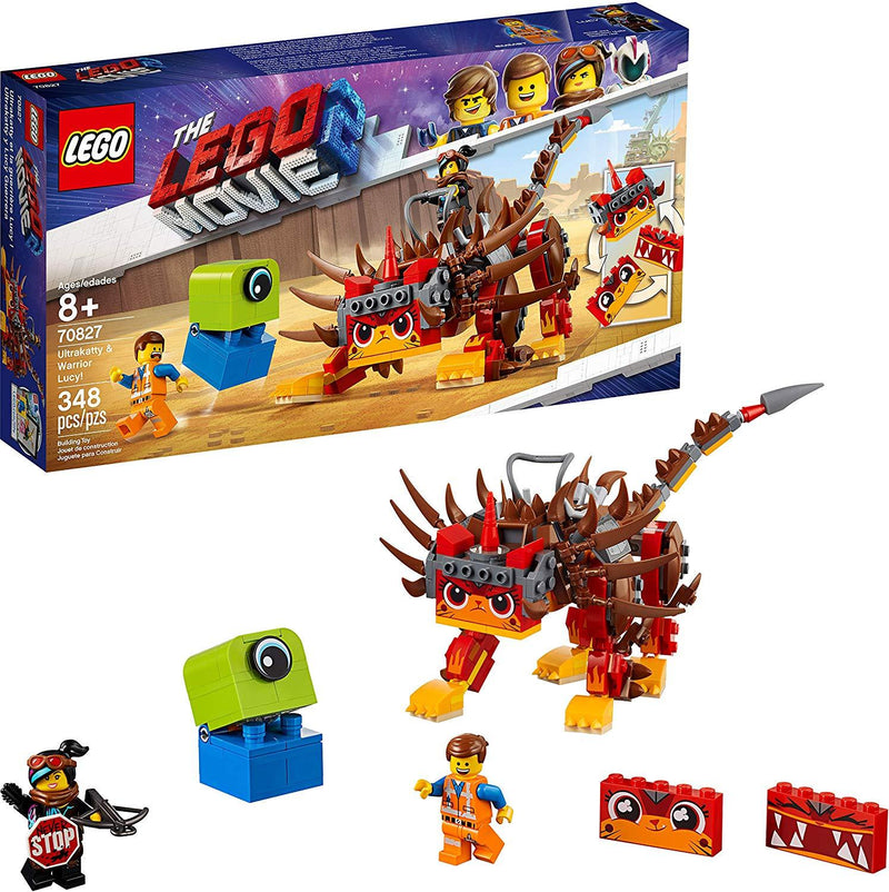 LEGO The LEGO Movie 2: Ultrakatty & Warrior Lucy! - 348 Piece Building Kit [LEGO, #70827 ]