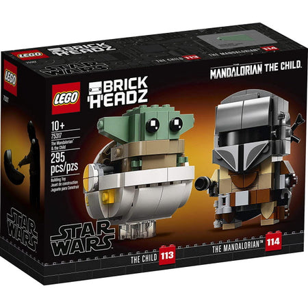 LEGO BrickHeadz: Star Wars - The Mandalorian & the Child - 295 Piece Building Kit [LEGO, #775317]