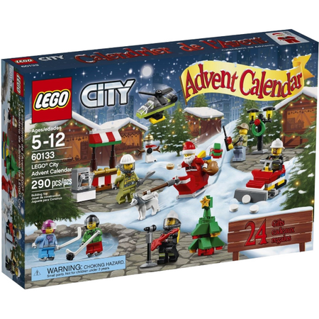 LEGO City Town 290 Piece Advent Calendar Building Kit - 2016 Edition [LEGO, #60133]