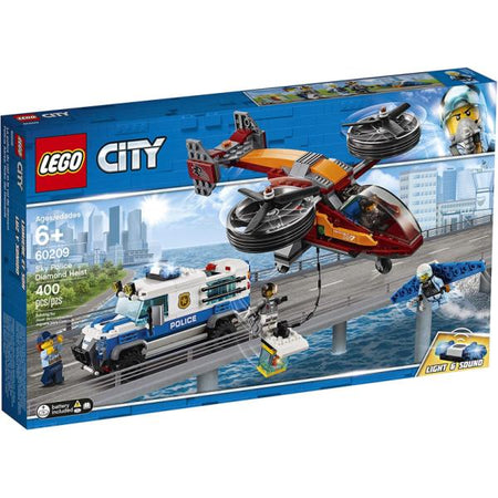 LEGO City: Sky Police Diamond Heist - 400 Piece Building Kit [LEGO, #60209]