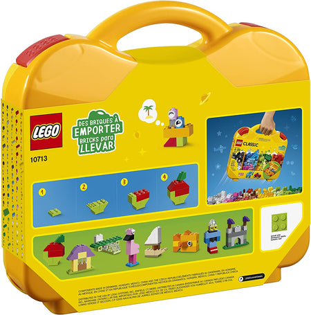 LEGO Classic: Creative Suitcase - 213 Piece Building Kit [LEGO, #10713]