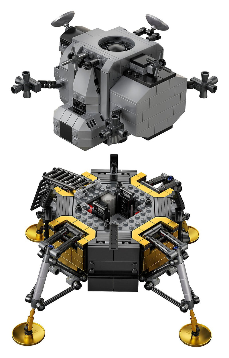 LEGO Creator Expert: NASA Apollo 11 Lunar Lander - 1087 Piece Building Kit [LEGO, #10266]