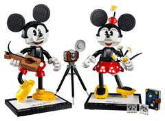 LEGO Disney: Mickey Mouse & Minnie Mouse Buildable Characters - 1739 Piece Building Kit [LEGO, #43179]
