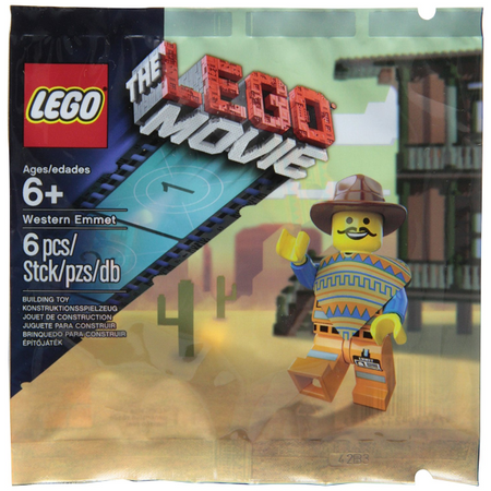 The LEGO Movie 6 Piece LEGO Western Emmet [LEGO, #5002204]