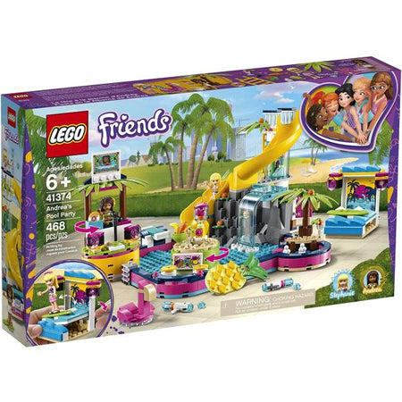 LEGO Friends: Andrea's Pool Party  - 468 Piece Building Kit [LEGO, #41374]