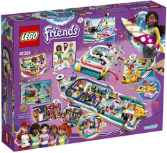 LEGO Friends: Rescue Mission Boat  - 908 Piece Building Kit [LEGO, #41381]