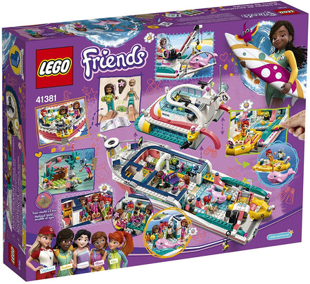 LEGO Friends: Rescue Mission Boat  - 908 Piece Building Kit [LEGO, #41381]