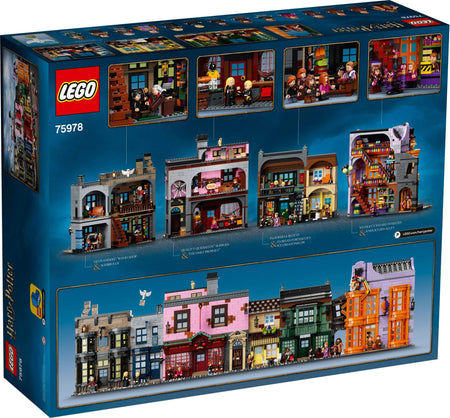 LEGO Harry Potter: Diagon Alley - 5544 Piece Building Kit [LEGO, #75978]